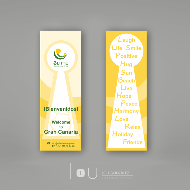 Creación de Identidad Corporativa y Tarjetón de bienvenida para alquiler vacacional